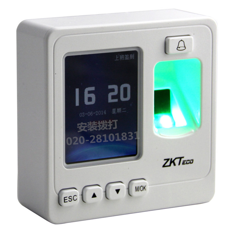 指紋打卡門(mén)禁機zk-f3